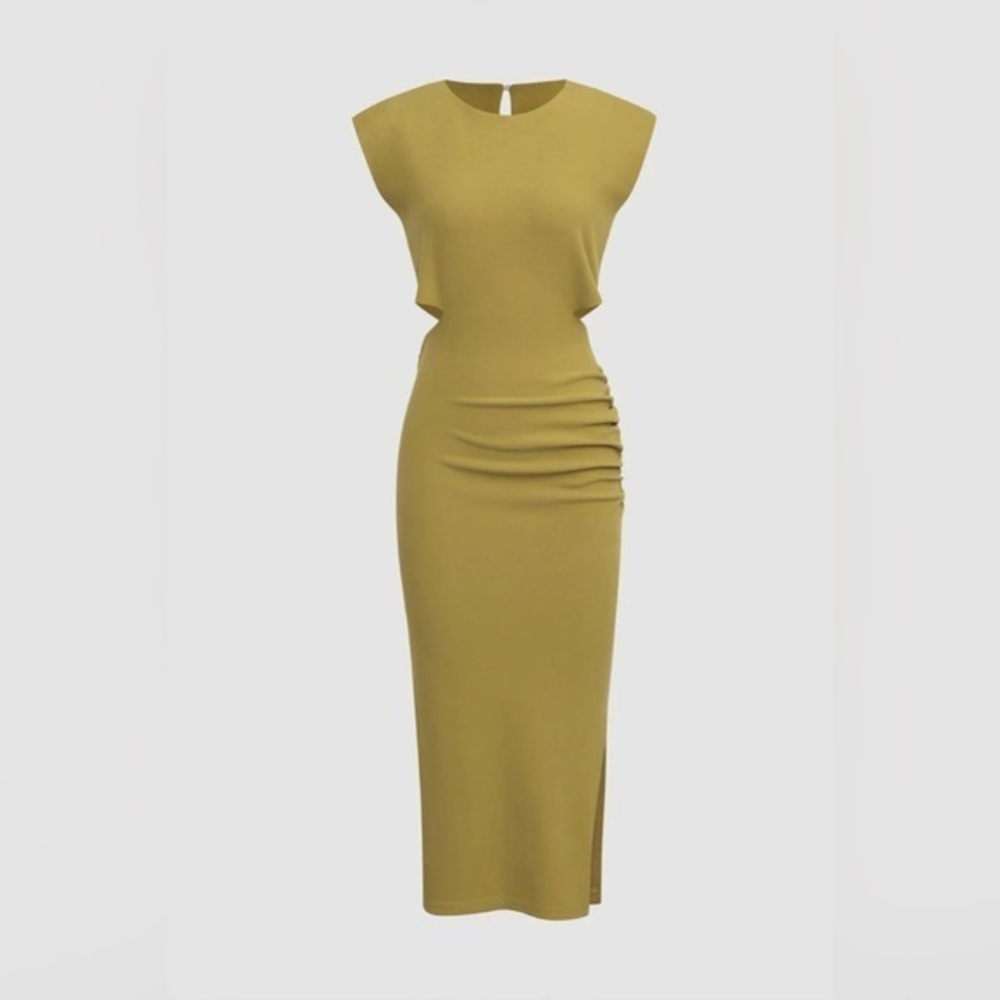 Micas Cut Out Sleeveless Midi Dress – Size S (NWT)